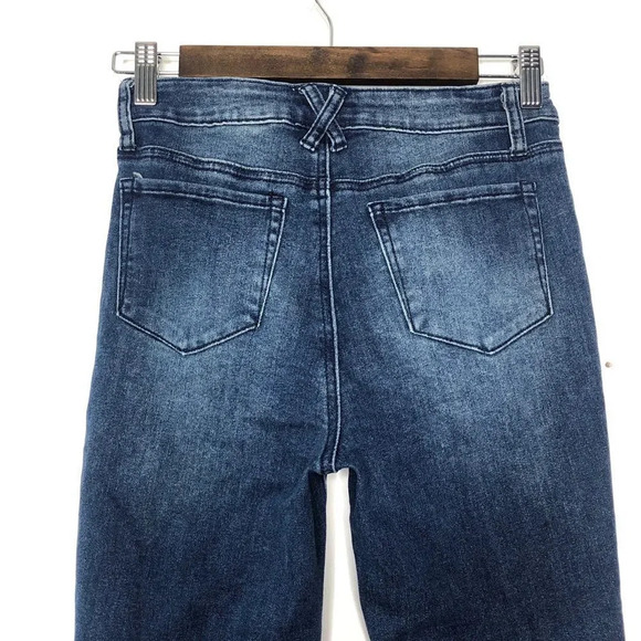 BP. High Rise Button Fly Raw Hem Skinny Jeans - Picture 4 of 11